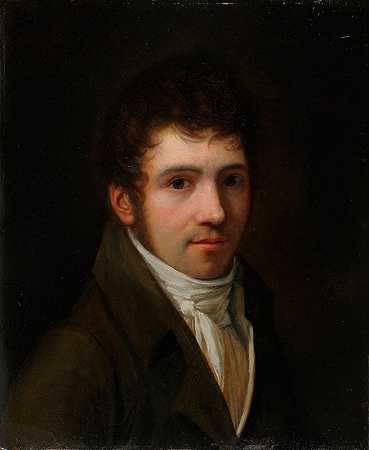 自画像`Autoportrait (1816) by Jean-Baptiste-Louis Germain
