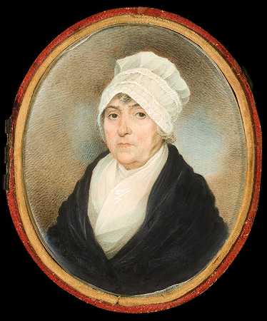 塞缪尔·普里奥夫人（凯瑟琳·科尔德斯）`Mrs. Samuel Prioleau (Catherine Cordes) (1820) by Charles Fraser