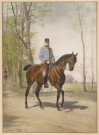 弗朗兹·约瑟夫一世皇帝`Kaiser Franz Joseph I (1890) by Julius von Blaas