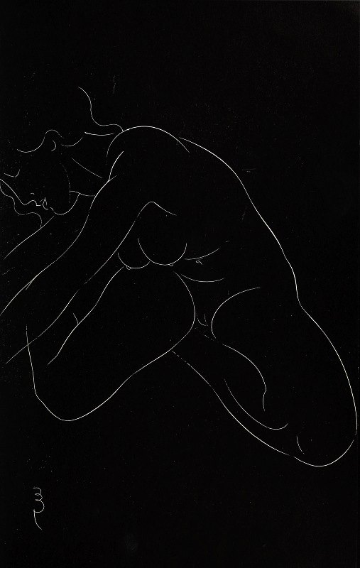 二十五个裸体Pl 11`Twenty~five nudes Pl 11 (1951) by Eric Gill