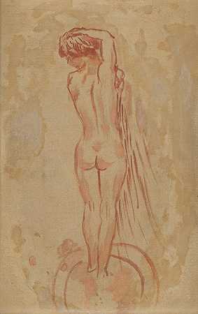 努德多斯`Nu de dos (1905) by Pierre Bonnard