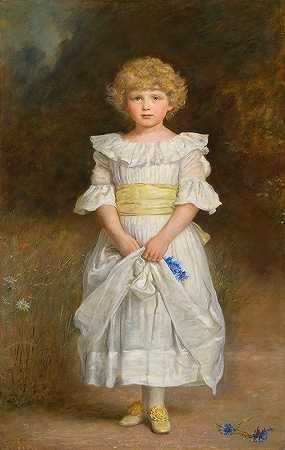 多萝西·劳森肖像`Portrait of Dorothy Lawson (1891) by Sir John Everett Millais