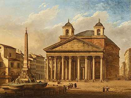 万神殿`The Pantheon by Giacomo van Lint