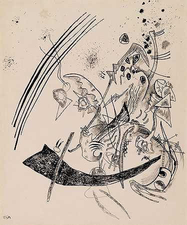 无标题`Ohne Titel (1919) by Wassily Kandinsky