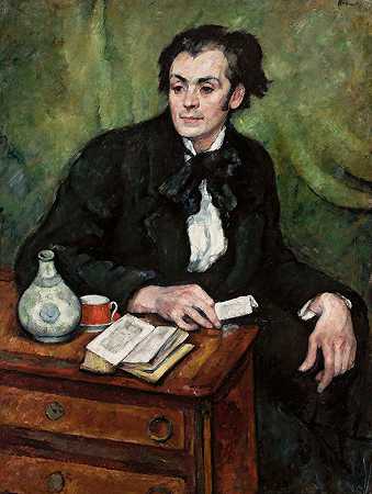 简·鲁布扎克肖像`Portrait of Jan Rubczak (circa 1910) by Roman Kramsztyk