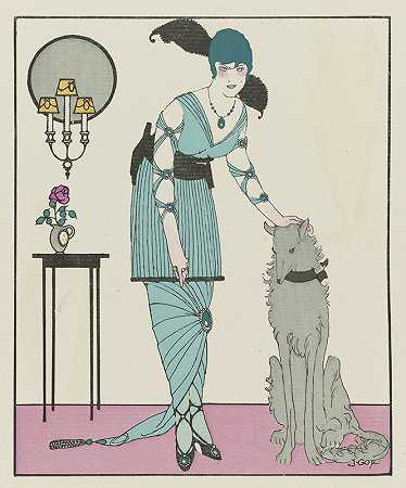 正确的语调公报。艺术–时尚轻浮艺术家`Gazette du Bon Ton. Art – Modes & Frivolités; Artists (1914) by Francisco Javier Gosé