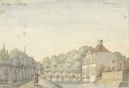 海因肯桑巴比斯汀之家`Huis Barbistein in Heinkensand (1821) by Joseph Adolf Schmetterling