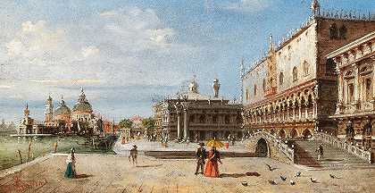 威尼斯，里瓦德格利斯齐亚沃尼`Venice, the Riva degli Schiavoni by Marco Grubas