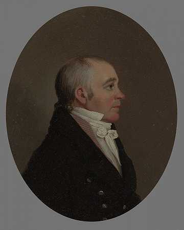 本杰明·肖姆先生`Mr. Benjamin Schaum (1808~10) by Jacob Eichholtz