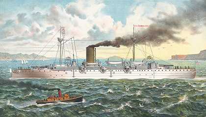 美国双螺旋钢巡洋舰，查尔斯顿`United States twin screw steel cruiser, Charleston