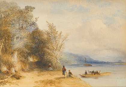 船夫`The Ferryman (1840) by William Evans