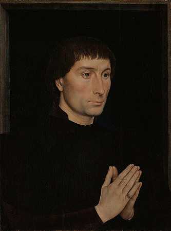 托马索·迪福尔科·波蒂纳里（1428-1501）`Tommaso di Folco Portinari (1428–1501) (ca. 1470) by Hans Memling