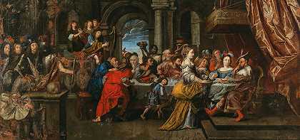 希律的盛宴`The Feast of Herod by Workshop of Isaac Isaacsz.