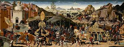 卡米卢的胜利`The Triumph of Camillus (c. 1470~1475) by Biagio d;Antonio and Workshop