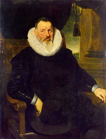 男人肖像`Portrait of a Man (c. 1624 ~ c. 1625) by Cornelis de Vos