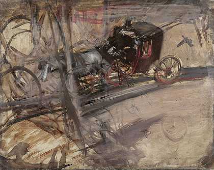 车夫`Der Kutscher (c1905) by Giovanni Boldini