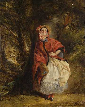 多莉·瓦登`Dolly Varden (1843) by William Powell Frith