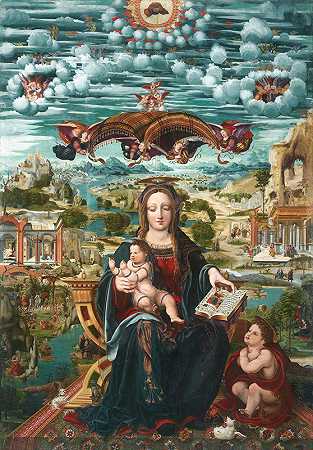童贞女和婴儿圣约翰`Virgin and Child with the Infant Saint John (1515 ~ 1525) by Juan de Borgoña