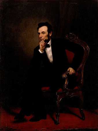 亚伯拉罕·林肯`Abraham Lincoln (1869) by George Peter Alexander Healy