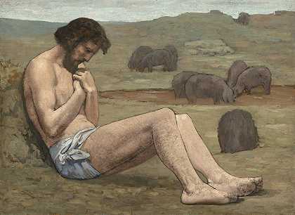 回头的浪子`The Prodigal Son (probably c. 1879) by Pierre Puvis de Chavannes