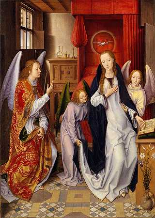 公告`The Annunciation (1480–89) by Hans Memling