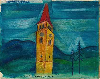 塔`Der Turm (1939) by Karl Wiener