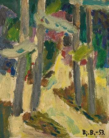 森林`Skog (1953) by Bjarne Brunsvik