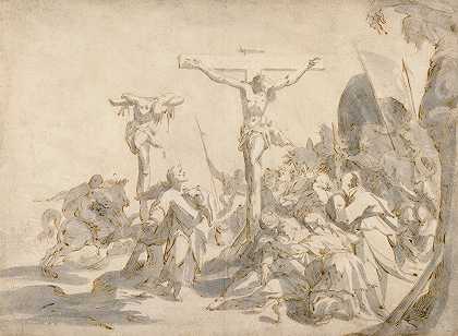 十字架`The Crucifixions (1587) by Hans von Aachen