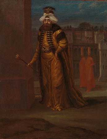 苏丹马哈茂德一世`Sultan Mahmud I (c. 1730 ~ c. 1737) by Jean Baptiste Vanmour