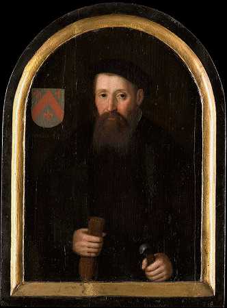 威廉·弗兰兹·范·肖特博什肖像`Portrait of Willem Fransz van Schoterbosch (c. 1620) by Cornelis Engelsz.