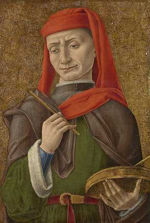 圣达米安（或科斯马）`Saint Damian (or Cosmas) (1465 ~ 1480) by Bartolomeo Vivarini