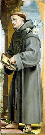 帕多瓦圣安东尼`Saint Anthony of Padua (1500 ~ 1510) by Bernardo Zenale