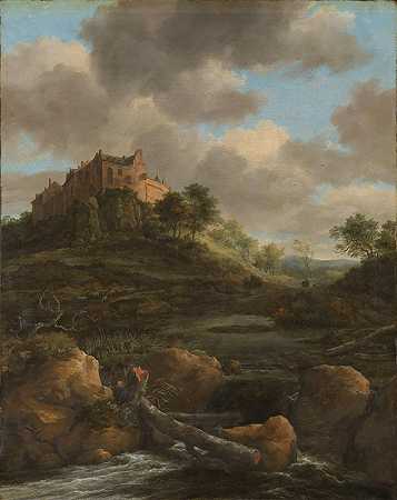 本特海姆城堡`Bentheim Castle (1650 ~ 1682) by Jacob van Ruisdael