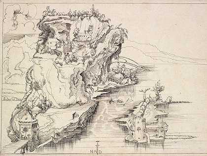 我的`Bergwerk (1515) by Niklaus Manuel