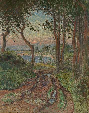 道路`The Road (1905~1906) by Nils Kreuger