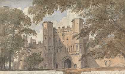 巴特尔修道院，1807年9月8日`Battle Abbey, Sept. 8, 1807 (1807) by Dr. William Crotch