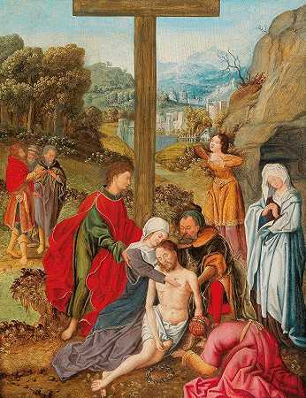 基督的哀歌`The Lamentation of Christ (16th Century) by Early Netherlandish School