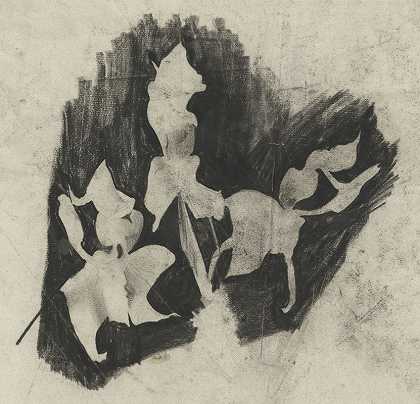 枝兰`Tak orchideeën (1874) by Carel Adolph Lion Cachet