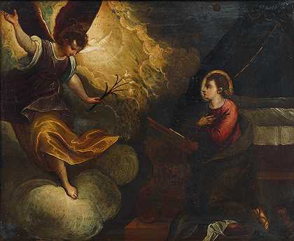 公告`The Annunciation by Melchiorre Galluzzi