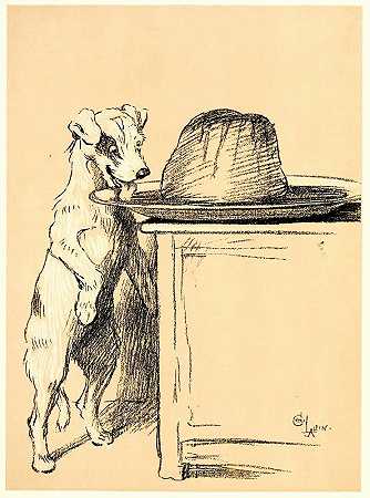 三伏天`A Dog Day Pl 27 (1902) by Cecil Charles Windsor Aldin