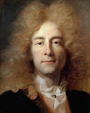 肖像d霍姆`Portrait dhomme (1700) by Hyacinthe Rigaud