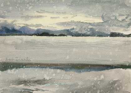 林河湖`Loch Linnhe by Edwin Austin Abbey