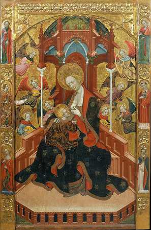 童贞子`Virgin Suckling the Child (1415~1425) by Ramon de Mur