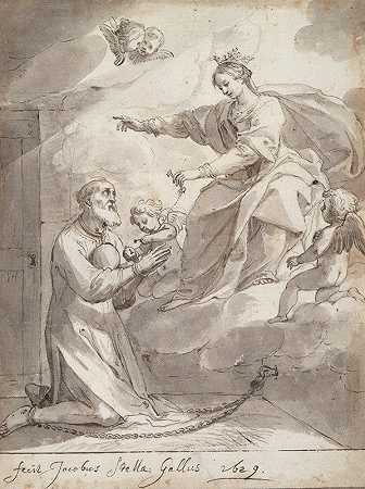 圣菲利普监狱`St. Philip in prison (1629) by Jacques Stella