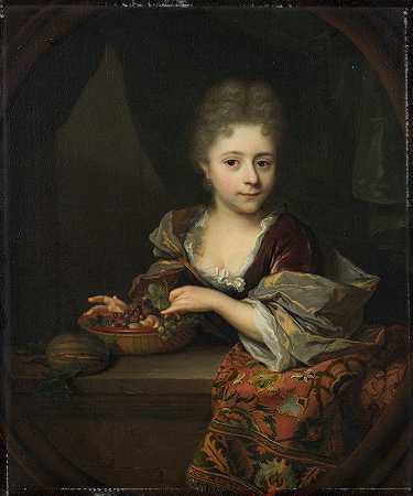 克里斯蒂娜·乔安娜·贝克尔（1688-1737）`Christina Johanna Backer (1688~1737) (1710~1720) by Arnold Boonen