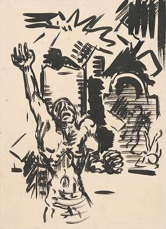 抗议`Protest (1943–1944) by Arnold Peter Weisz-Kubínčan