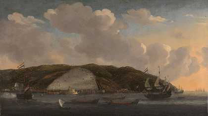 阿尔及尔景观`View of Algiers (1662 ~ 1668) by Reinier Nooms