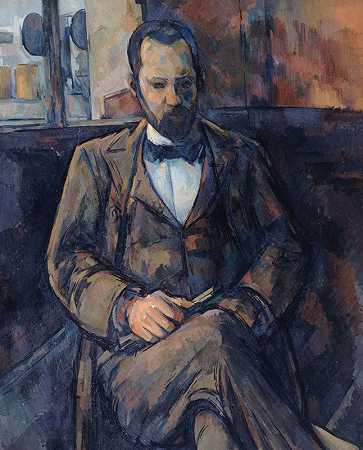 肖像D安布罗斯·沃拉德`Portrait dAmbroise Vollard (1899) by Paul Cézanne