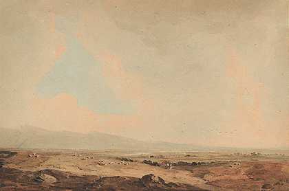 威尔士克莱维德谷`Vale of Clwyd, Wales (1804) by John Varley