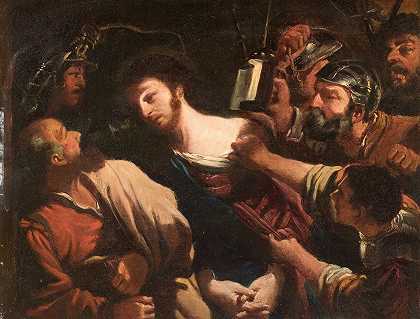 基督的背叛`The Betrayal of Christ by Follower of Guercino